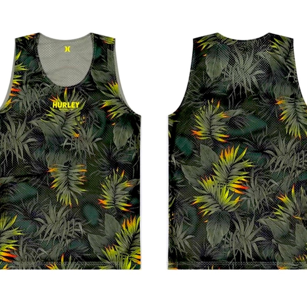 MENS HURLEY PARADISE REVERSIBLE MESH TANK SIZE LARGE NWT